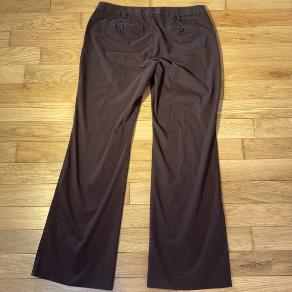 Michael Kors Gramercy Fit Wide Leg Dress pants in brown size 12 - Picture 4 of 13